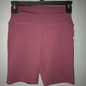 High waist biker shorts